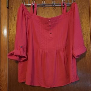 Cocomo Woman Off shoulder blouse with rolled sleeve